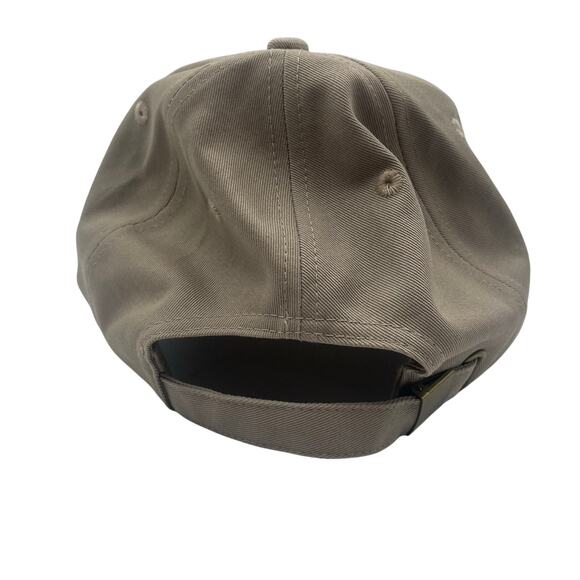 Bass Fishing Member Hat Cap Khaki Canvas Brown Adjustable Unisex Mens - Picture 2 of 6